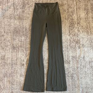 High-Waisted Black Flare Pants